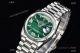 Swiss Rolex Daydate 36 Malachite Green Dial set Diamonds 904L Steel CS Factory 3255 (3)_th.jpg